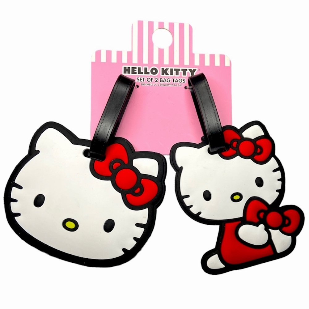 Hello kitty ✨ set of 2 luggage tags for traveling